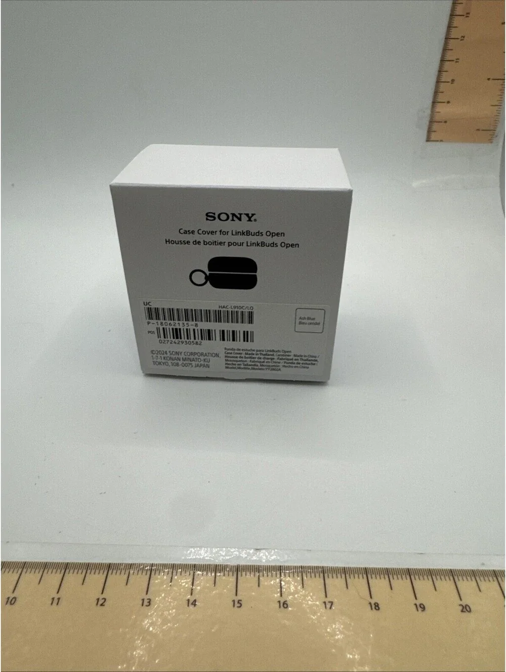 Genuine Sony Case Cover for LinkBuds Open - Aqua Blue HACL910C/LQ Sealed